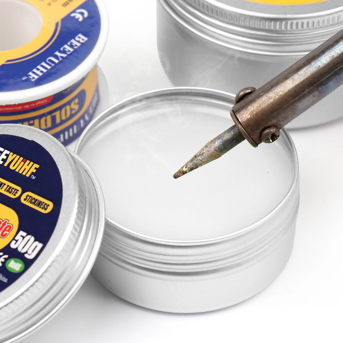 3,52 unzen/100g No-Clean Solder Flux Kolophonium Paste Flux Für Lötkolben Spitze Blei-Freies löten Flux Paste Reparatur/Löten/Schweißen