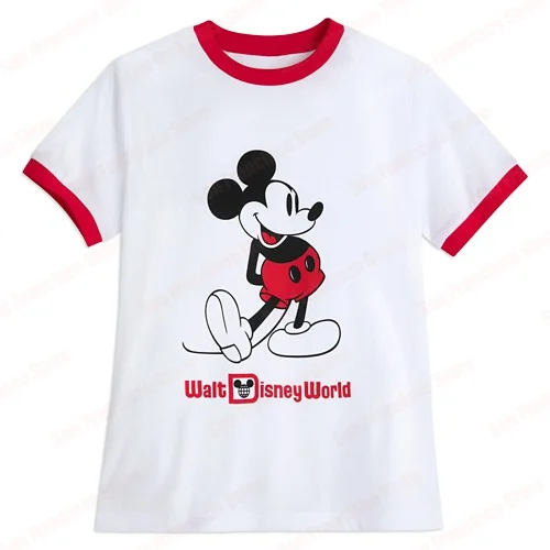 Miniso Minnie Printing T-shirt Babies Girls O-neck Bottoming Shirt Fashion Simple Cute Short Sleeve Tops Child Cartoon Clothes