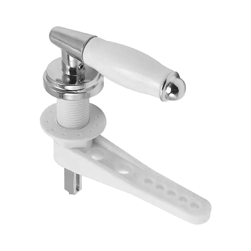 Bathroom Toilet Flush Handle Angle Fitting Side Mount Toilet Lever Handle Split Toilet Wrench Toilet Tank Home Bathroom Accessor