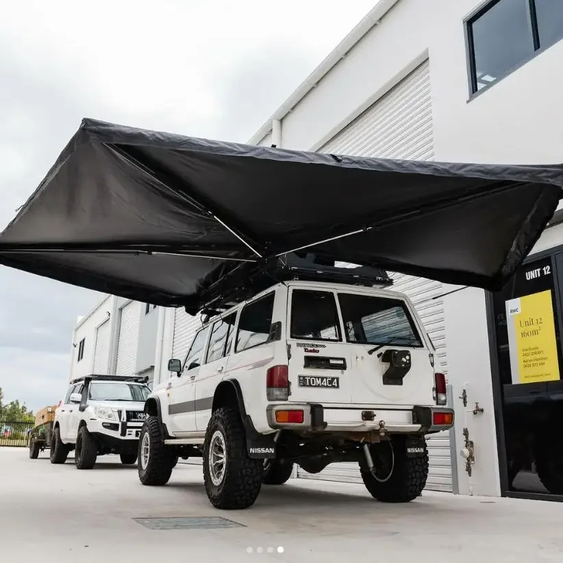 2M 2.5M Heavy Duty 4X4 4Wd Suv Car Truck Trailer Camping 270 Degree Awning Free Standing With Sides