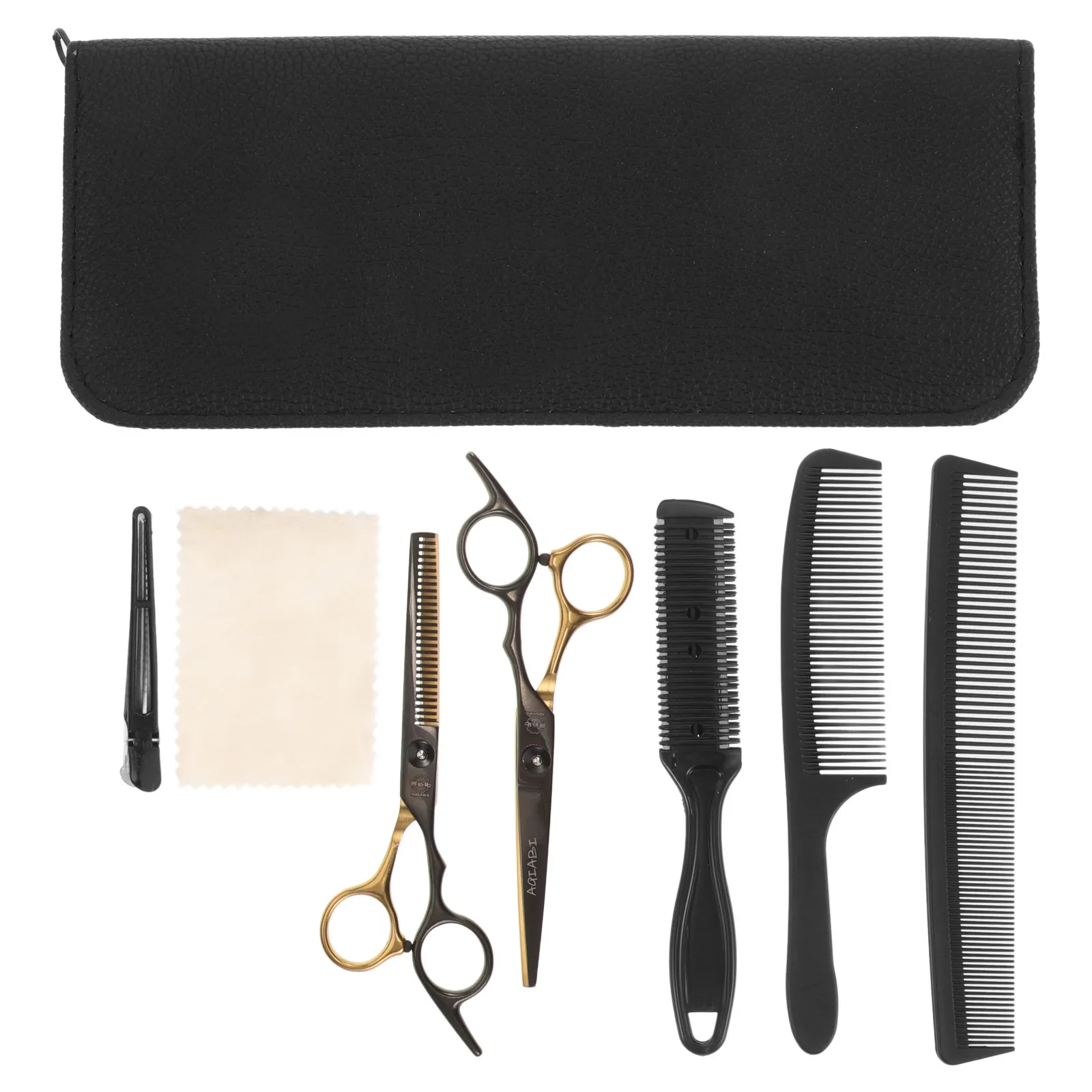 Scissors Barber Supplies Hair Cutting Shears Kit Clippers for Men Blending Thinning Styling Tools