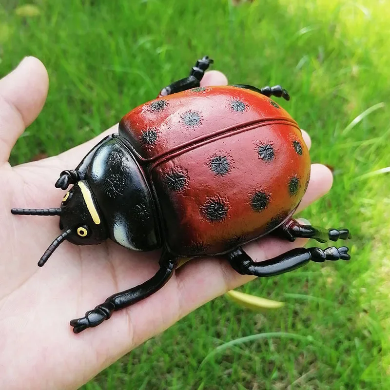 Simulation Insect Small Animal Toy Ant Cricket Spider Scorpion Ladybug Simulation Animal Model Home Garden Ornaments Statues