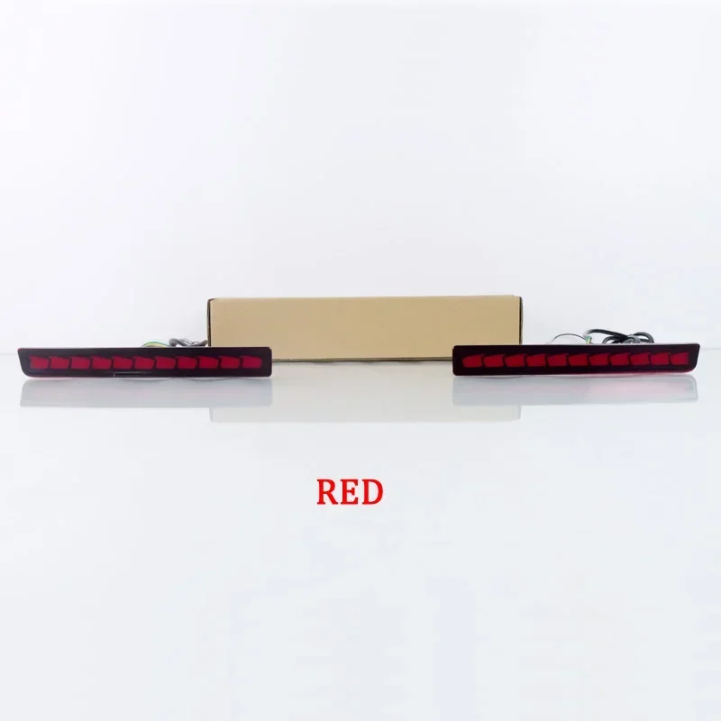 

Car Accessory LED Rear Bumper Reflector For Mitsubishi xforce 2023 2024 Turn Signal Back Running Light Brake Indicators Auto Par