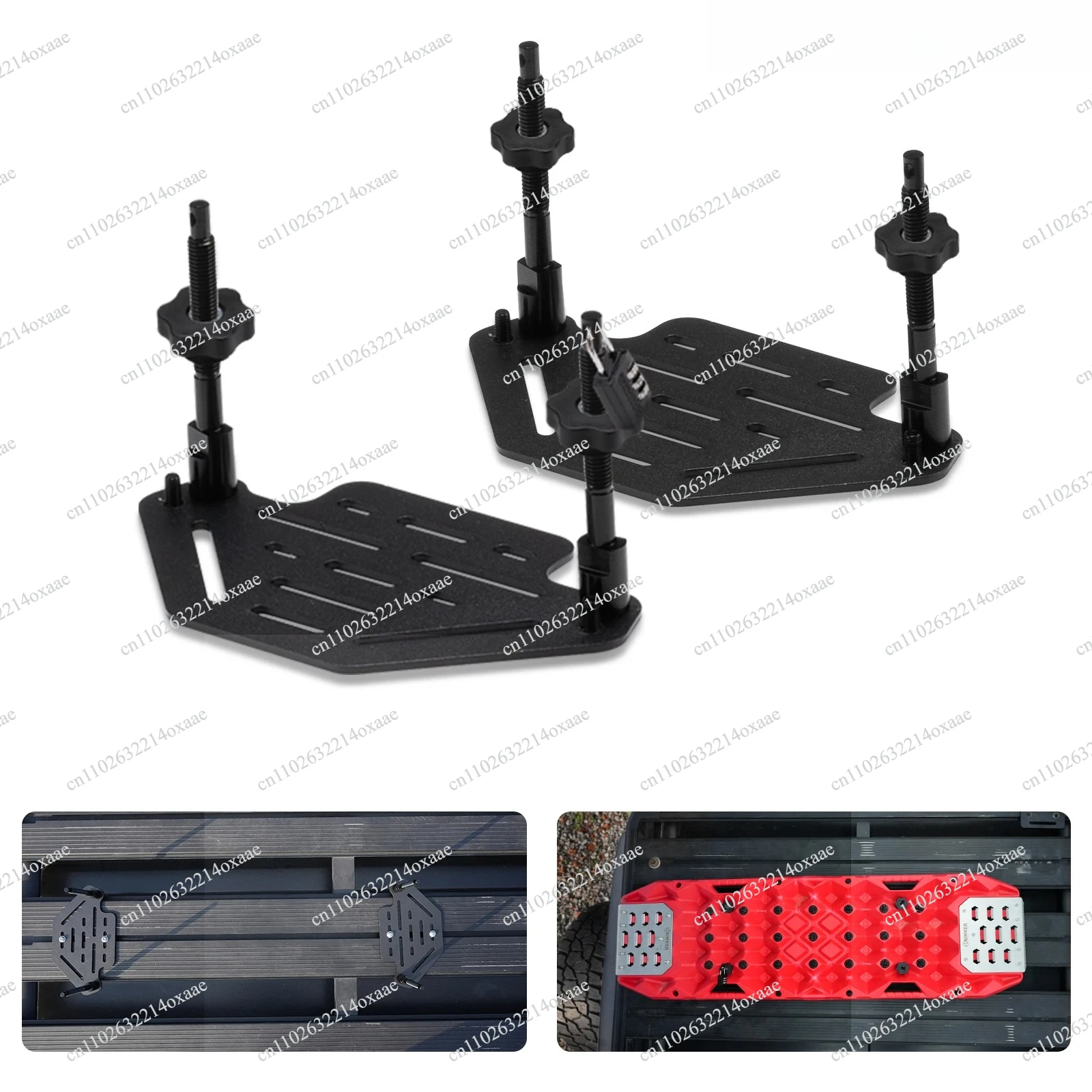 

Recovery Track Mounting Kit, Adjustable Anti-Theft 4WD Recovery Board Holder