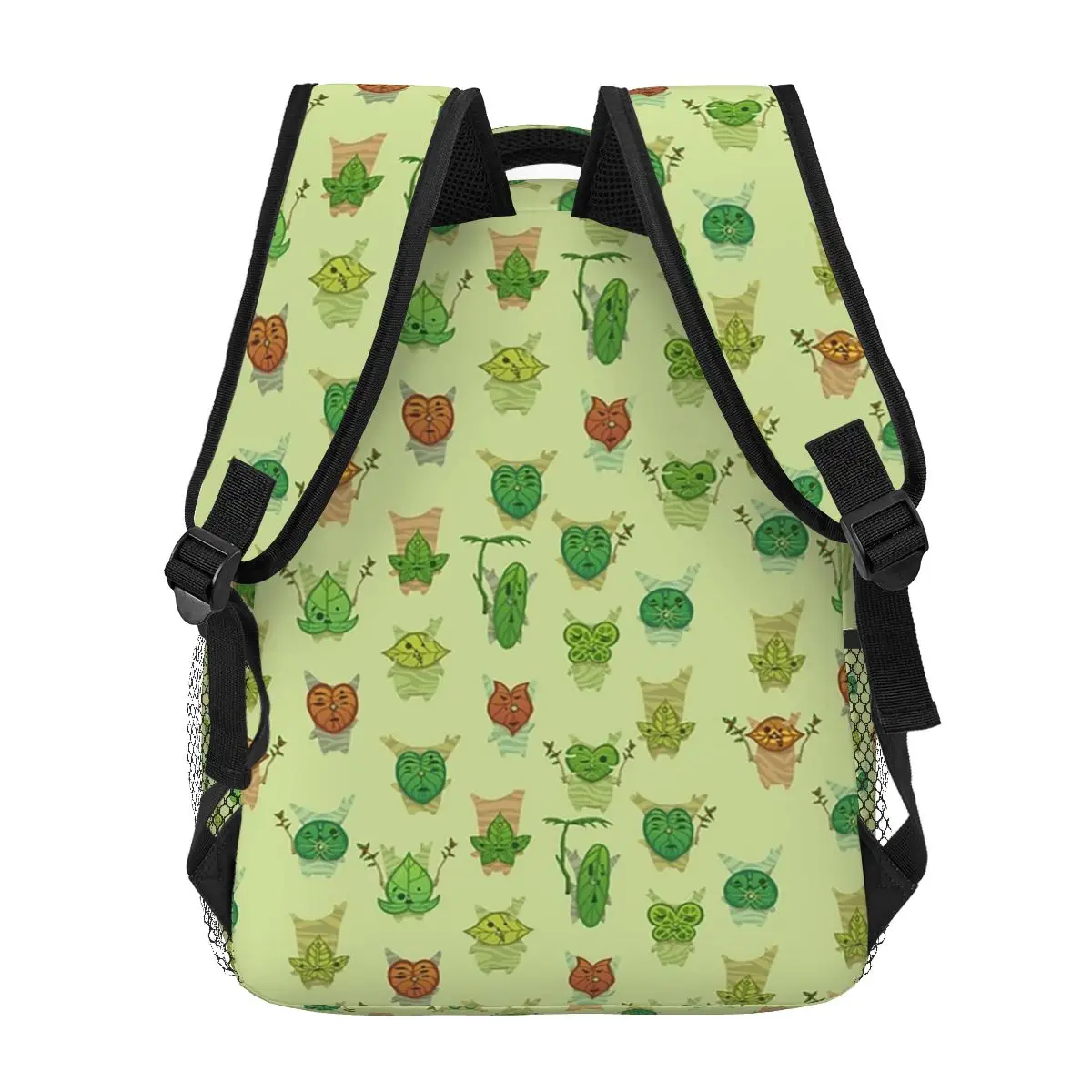 Korok-mochila con patrón de dibujos animados para niños y niñas, morral escolar para estudiantes, bolso de hombro para ordenador portátil de gran capacidad