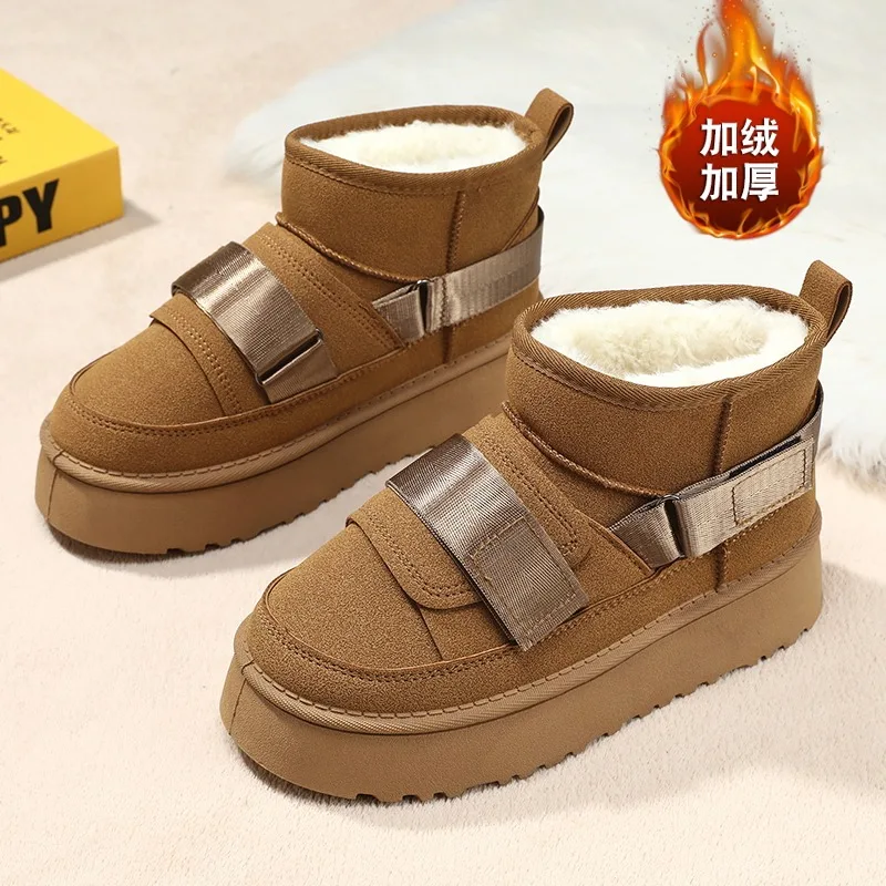 

Women's Winter 2026 Fashionable, Comfortable and Warm Outdoor Snow Boots, Casual Short Boots, Women's Boots