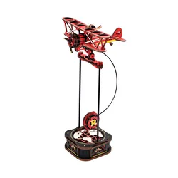 Robotime Rokr 3D Puzzle Toy Sky Captain DIY Pendulum for Desk Decoration Gifts for Kids Colleague Creative Building Blocks