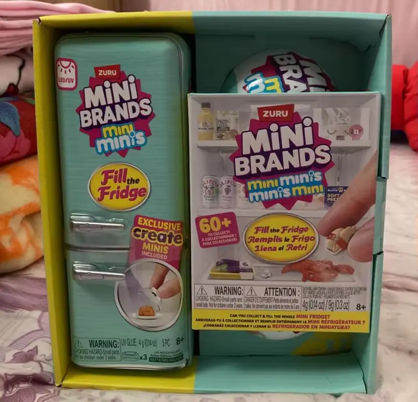 

Ball Mini Refrigerator Food Blind Box Set - Playable Baby House Scene Educational Toy Gift for Kids Trendy Collectible