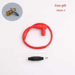 Motorcycle Cable Iridium power cable Wire cap spark ignition for Moto Fire coil DPR7EA-9  CR7HSA C7E Spark PlugI