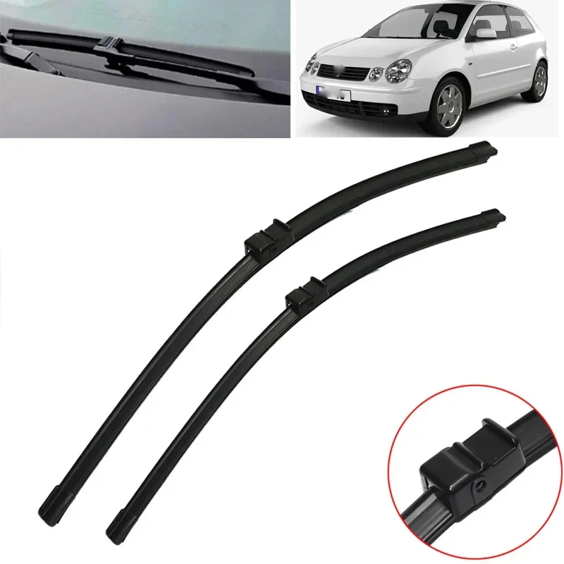 

Front Window Wiper Blades Windshield Windscreen wiper For VW POLO 4 IV MK4 9N 2001 2002 2003 2004 2005