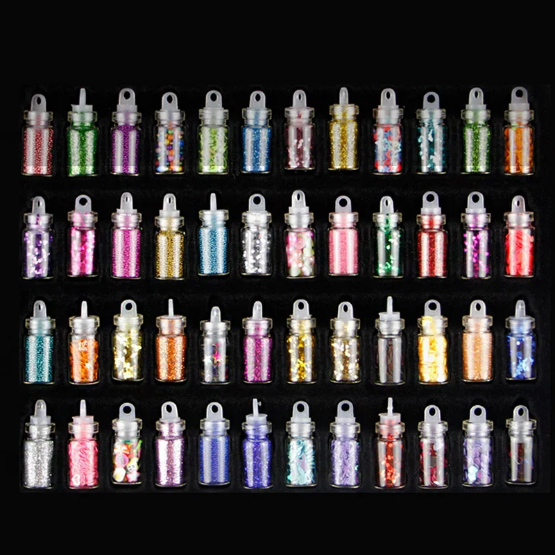 Sequins Resin Accessories Polymer Clay Flakes Filler Epoxy Resin Glitter Powder Nail Filling Material For Jewelry Making DIY