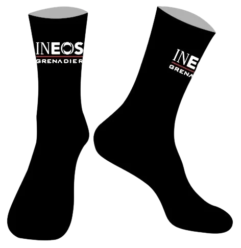 LASER CUT ONE PAIR 2024 INEOS GRENADIER TEAM Cycling Socks Antislip Bike Racing MITI Breathable FOR Men and Women