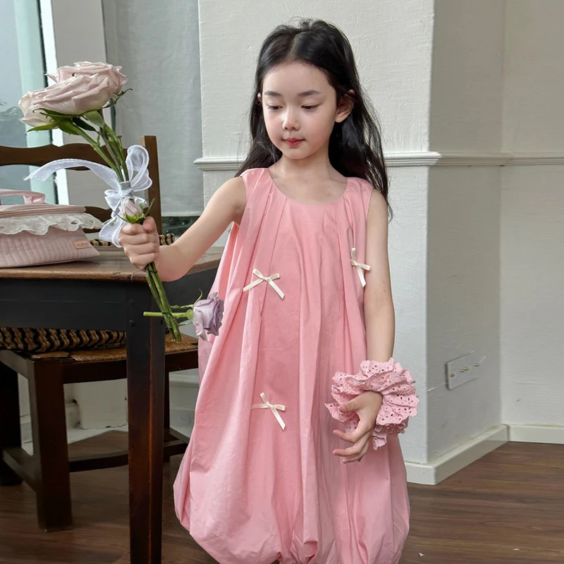 

Baby Girls Dress Toddler Kids Fashion Sweet Sleeveless Dresses Toddler Costume 2025 Summer Children's Princess Dress