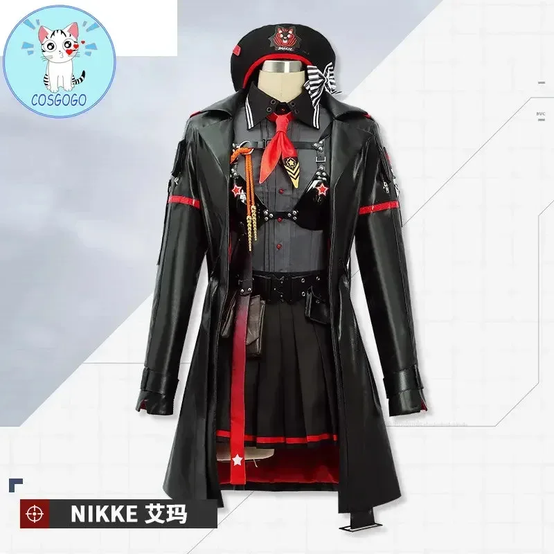 ชุดคอสเพลย์นิกเกะ: เทวรูปแห่งชัยชนะ เอ็มมา/ราปิ ชุดยูนิฟอร์มสำหรับฮาโลวีน ชุดแฟนซีสำหรับผู้หญิงและผู้ชาย ชุดคอสตูมอนิเมะจากเกม ฮันเดส์ซิมเมอร์ ซูท 2'k,8;c'