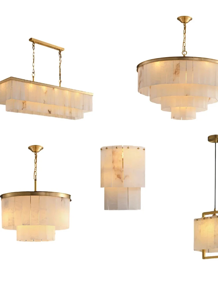 Modern Marble Series LED Pendant Light Living Kitchen Dining Table Tea Room Lighting Pendant Light Indoor Fashionable Decorate