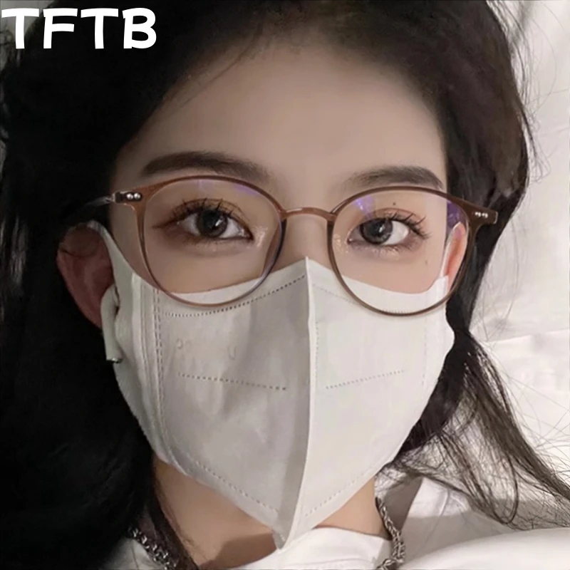 

TFTB New Retro Round Alloy TR90 2omen's Eyeglasses Frame Ultra light Fashion Trend Korean Version Optical Glasses Men B0101SK