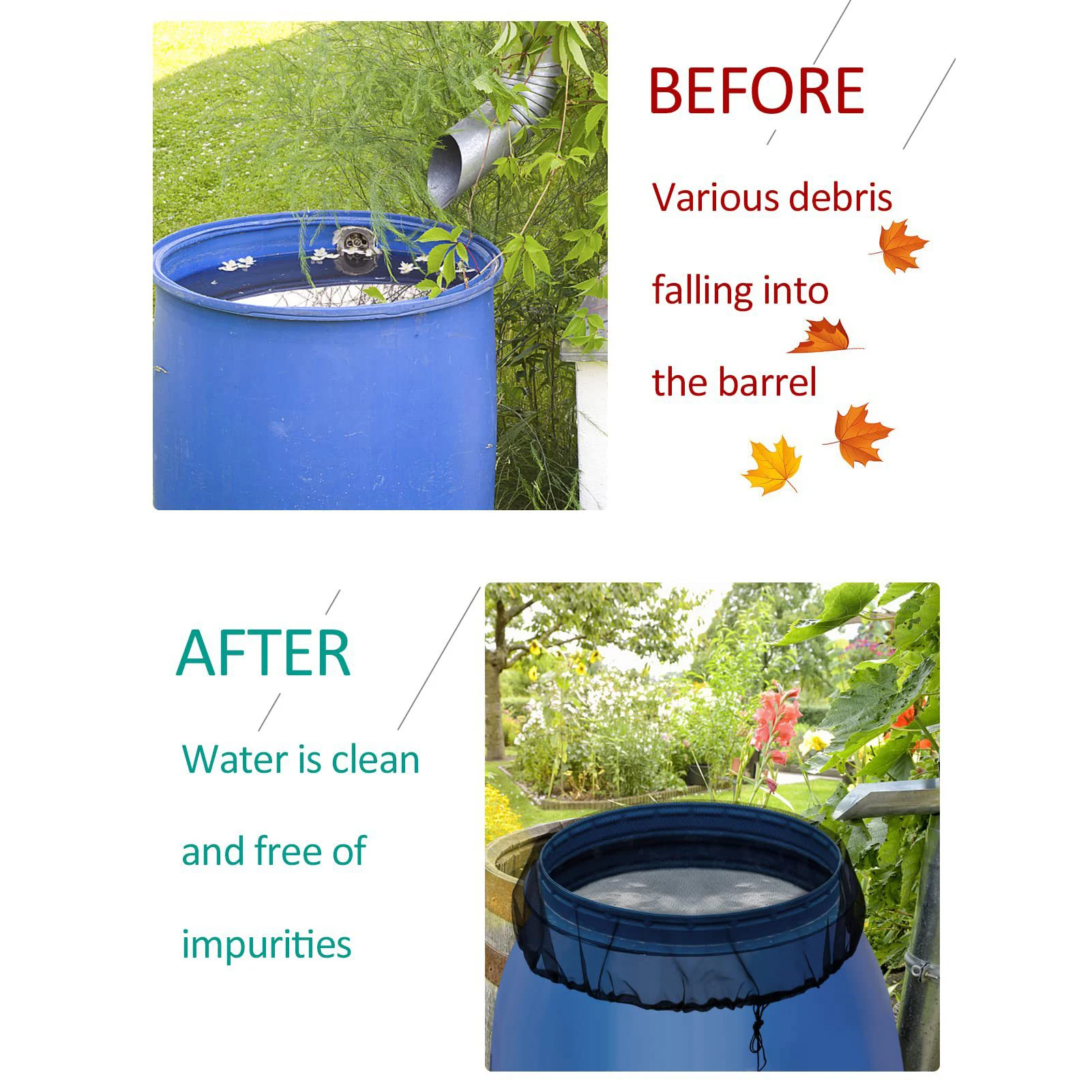 Drawstring Design Netting Screen Mesh Cover Tear-resistant Convenient Mesh Cover for Keeping Mosquito and Debris out