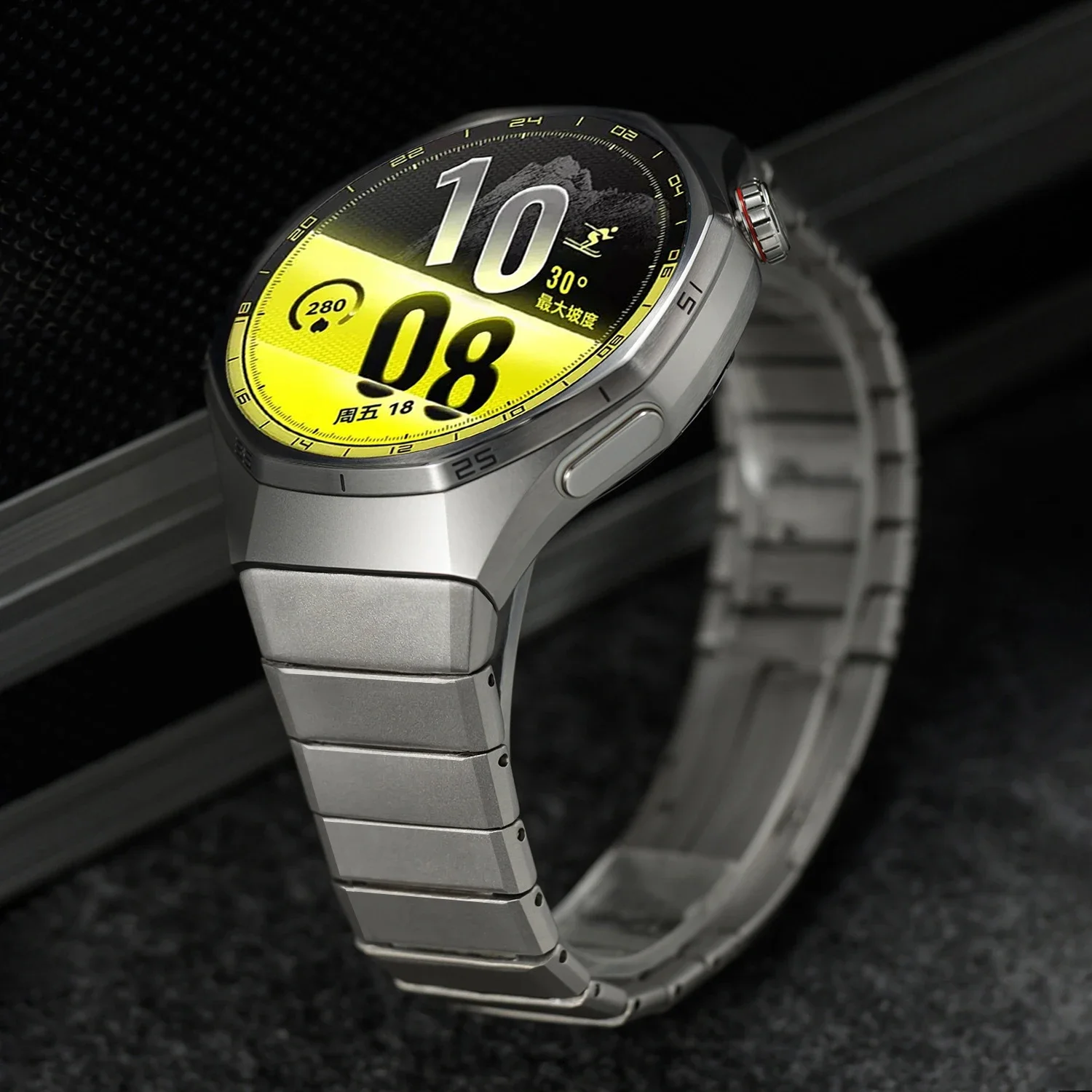 Official 1:1 No Gap Titanium Alloy Strap For Huawei Watch GT7 Pro GT6 Pro 46mm Quick Fit Lightweight Comfortable Wristband Belt