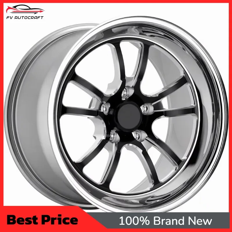 【2026】Custom Forged Drag Wheels 15 16 17 18 19 20 21 Inch 5x115 Black Machined Forged Rims Fit For Dodge Challenger Charger Hell
