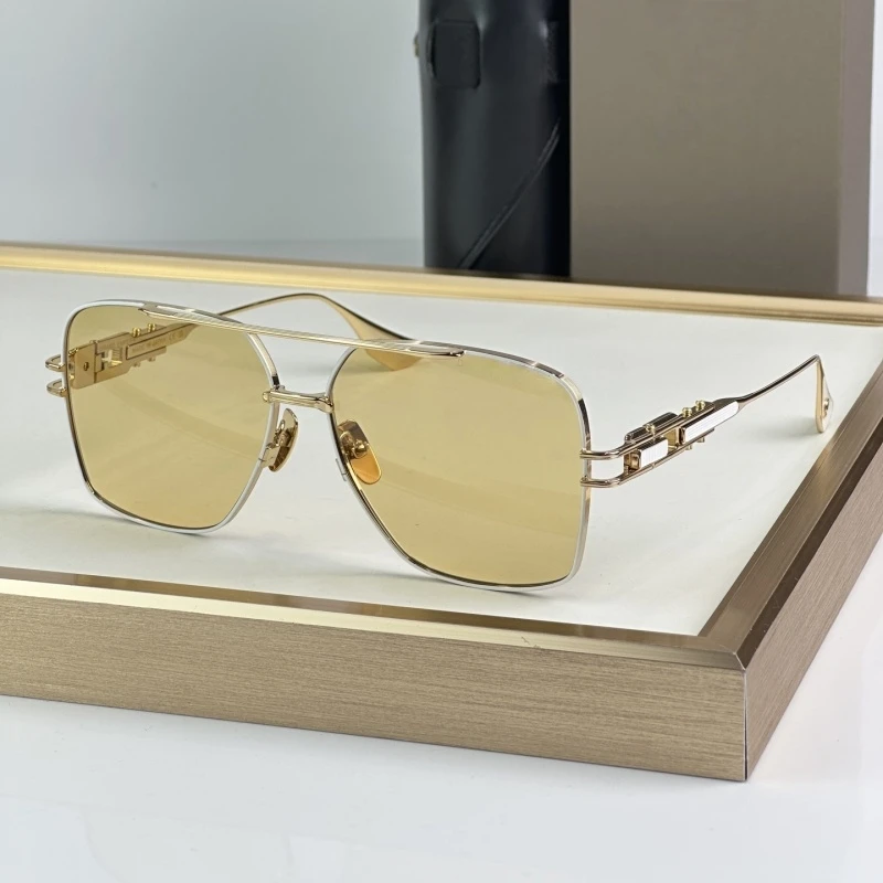 

DTS159 Sunglasses Double Bridge Style Luxury Designer Brand Alloy Pilot Sunglasses Fashion Outdoor Eyewear Shades For Travel