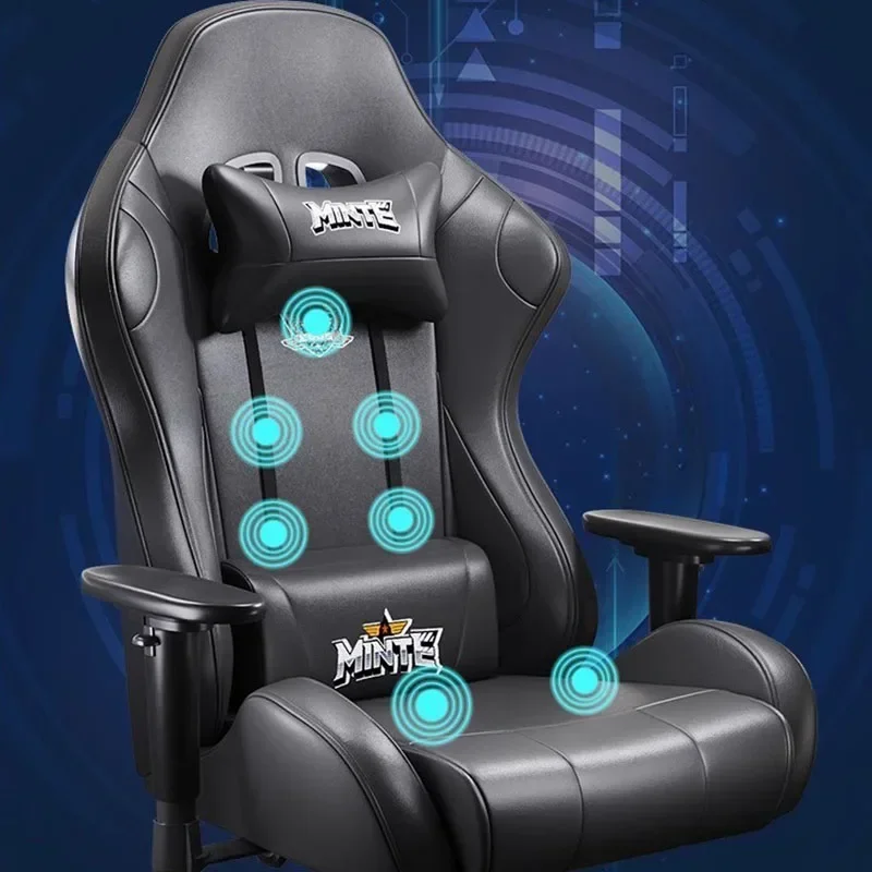 

-Executive Backrest Gamer Chair Office Recliner Swivel Relaxing Desk Chair Computer Armchair Gaming Seat Silla Gamer Furniture