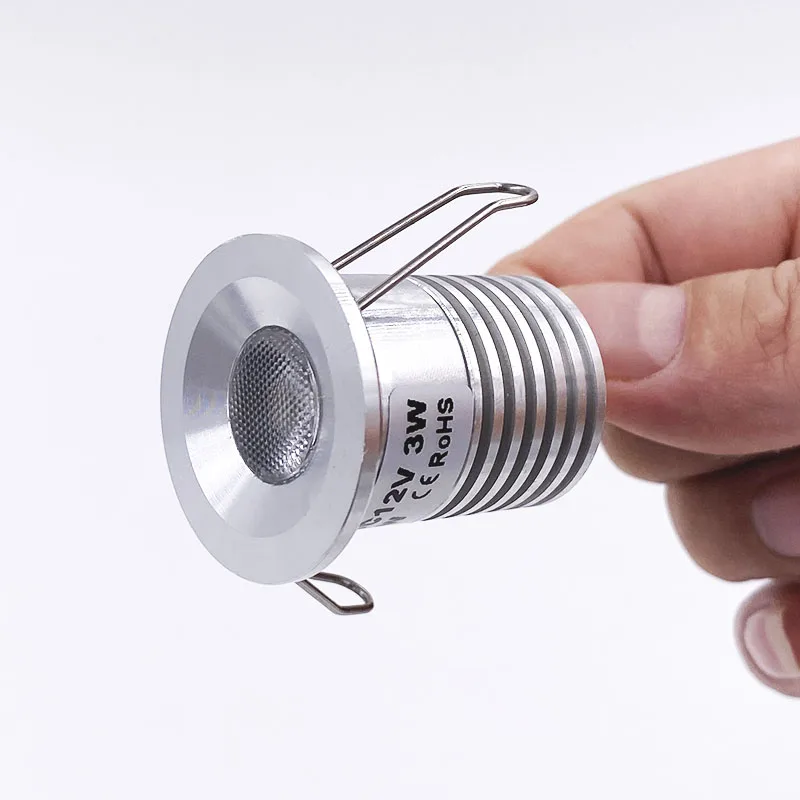 Dimmbare 12V 24V 2W 3W Mini Led-strahler Außen Licht Wasserdicht IP65 Home Hotel Sauna wasserdichte Licht Eingebettet Schneiden 27mm – Detail 5