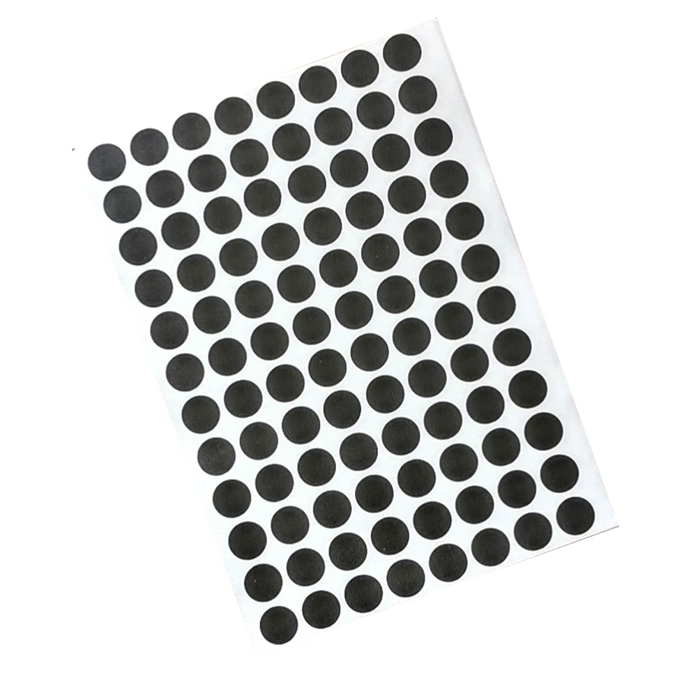 

1 Sheet Billiard Positioning Sticker Cue Ball Locators Sticker Table Tennis Snooker Tee Point Stickers 96pcs 12mm/ 15pcs 35mm