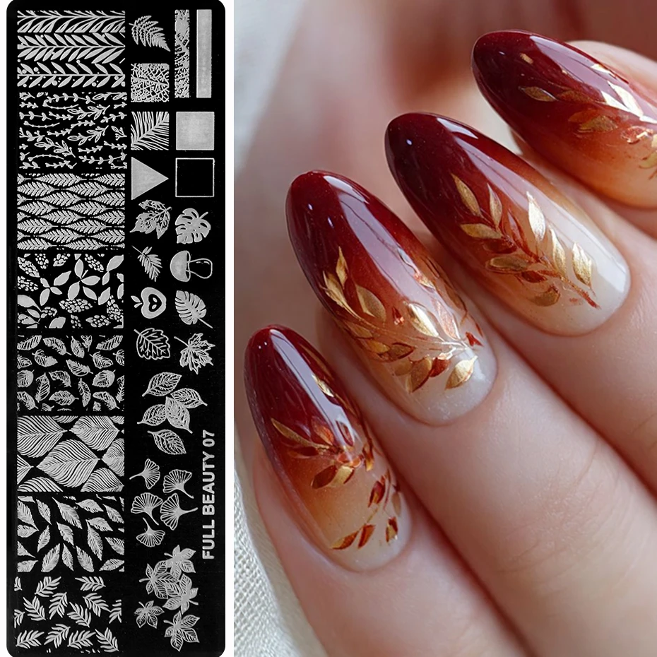 1 шт. Трафарет для стемпинга с – обзор и цена Nail Art Stamping Kit