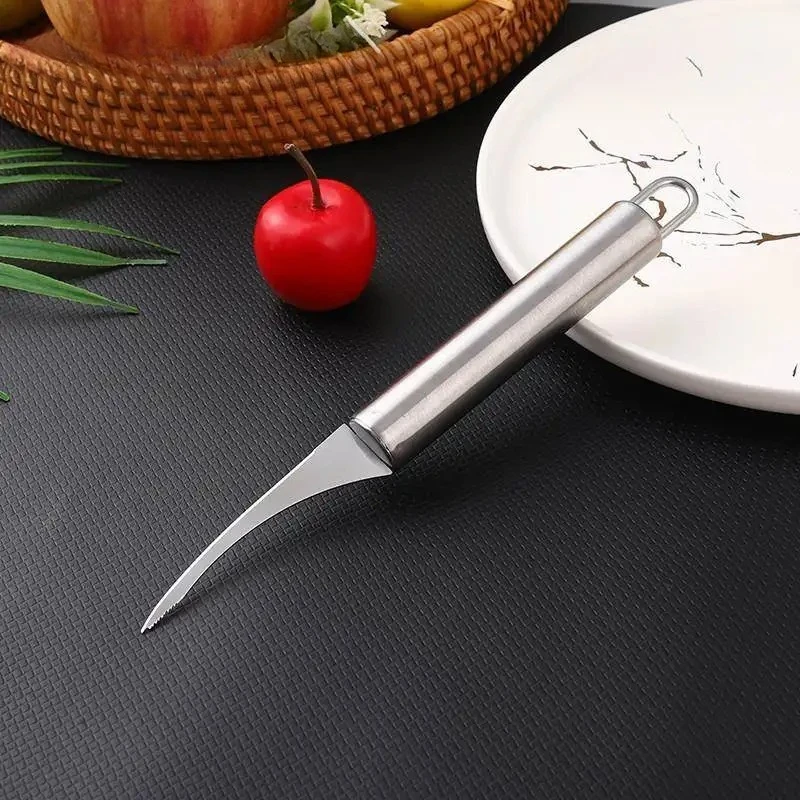 Stainless Steel Shrimp Line Knife Lobster Fish Cleaning Intestines Cutting Opening Back Practical Seafood For Home Kitchen Tool