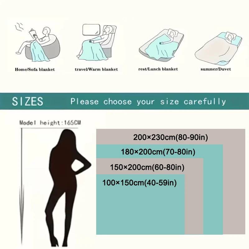 Luxury Wide Striped Fleece Blanket Ultra Soft Smooth Skin-Friendly Warm Throw Blanket All Season Versatile Blanket For Bedroom