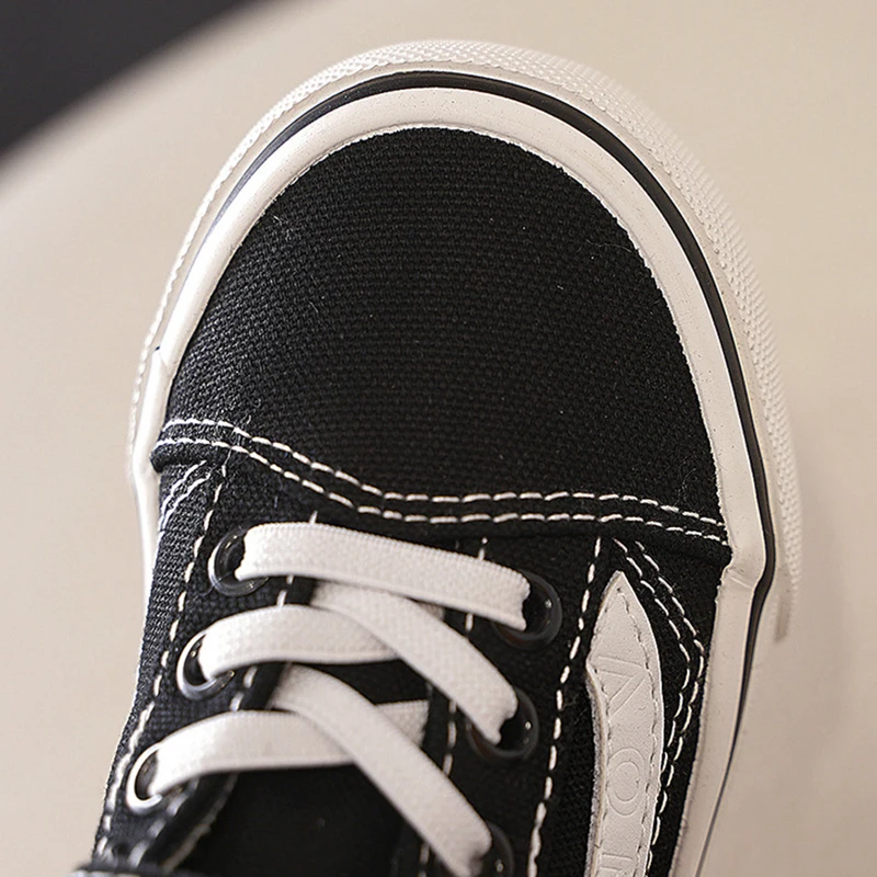 

Низкие высокие детские спортивные кроссовки для мальчиков и девочек, уличная удобная обувь для скейтборда, детская школьная прогулочная парусиновая теннисная обувь