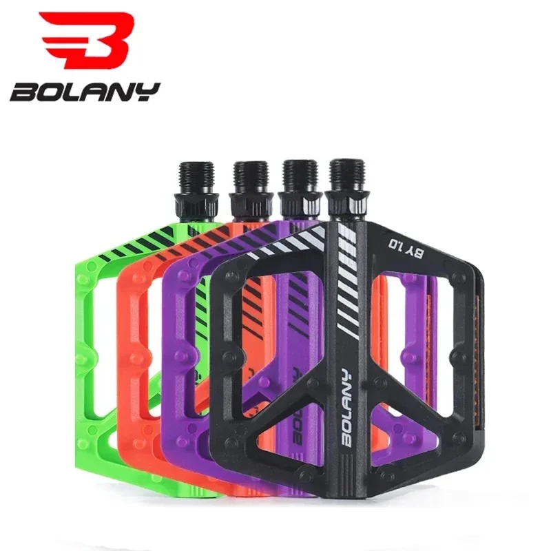 BOLANY Nylonowy pedał rowerowy Antypoślizgowe pedały do rowerów górskich Pyłoszczelna wodoodporna uszczelka Podwójne łożysko Pedał MTB Akcesoria rowerowe
