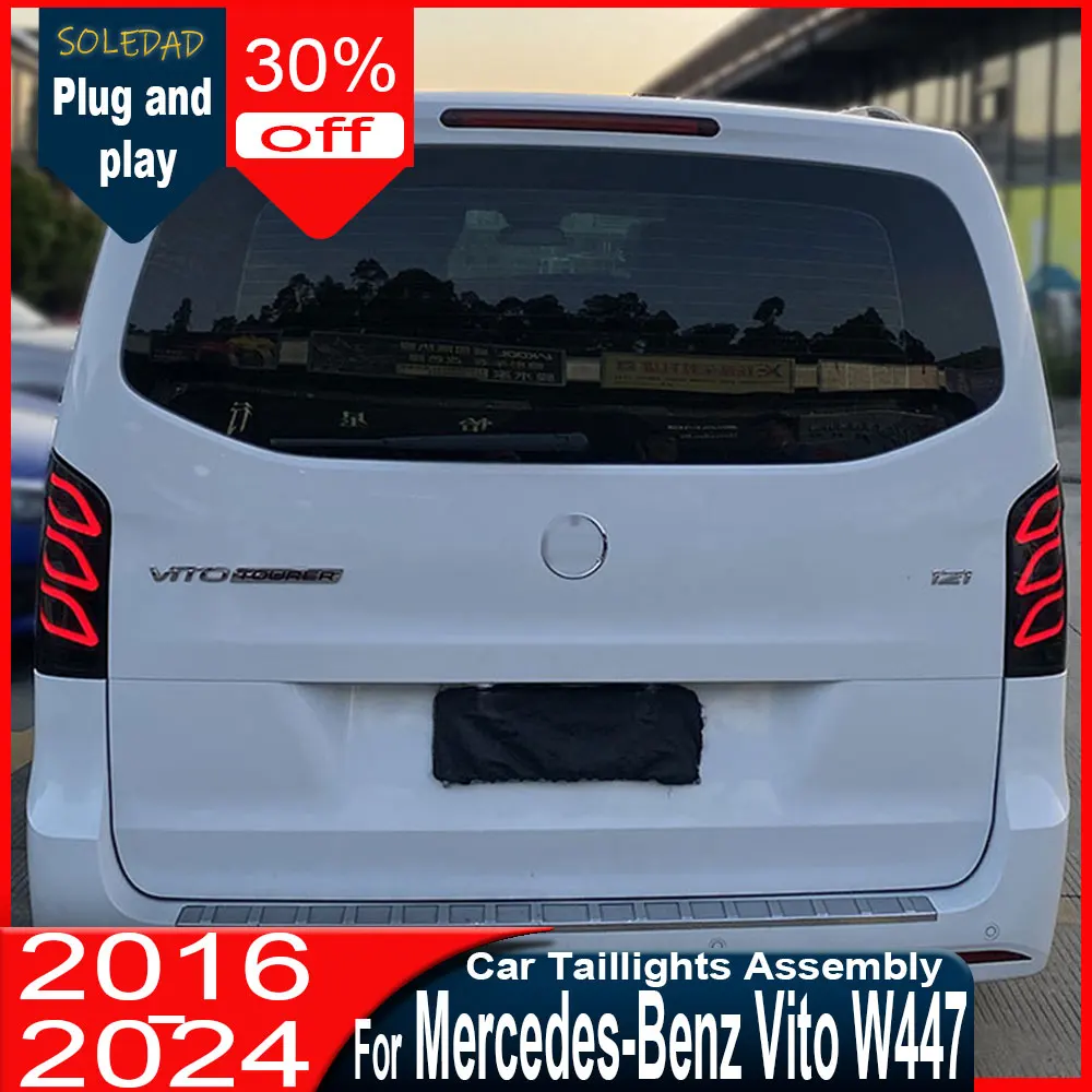 

Car Tail Light for Benz Vito V260 2016-2023 Turn Signal Brake Driving Reversing Lamp Assembly Car Accessories