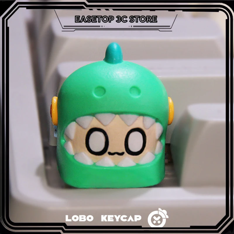

Колпачок для клавиши LOBO ESC из смолы, для механической клавиатуры, милый монстр, аниме-стиль, оригинальный дизайн, персонализированный, для геймеров и любителей аниме