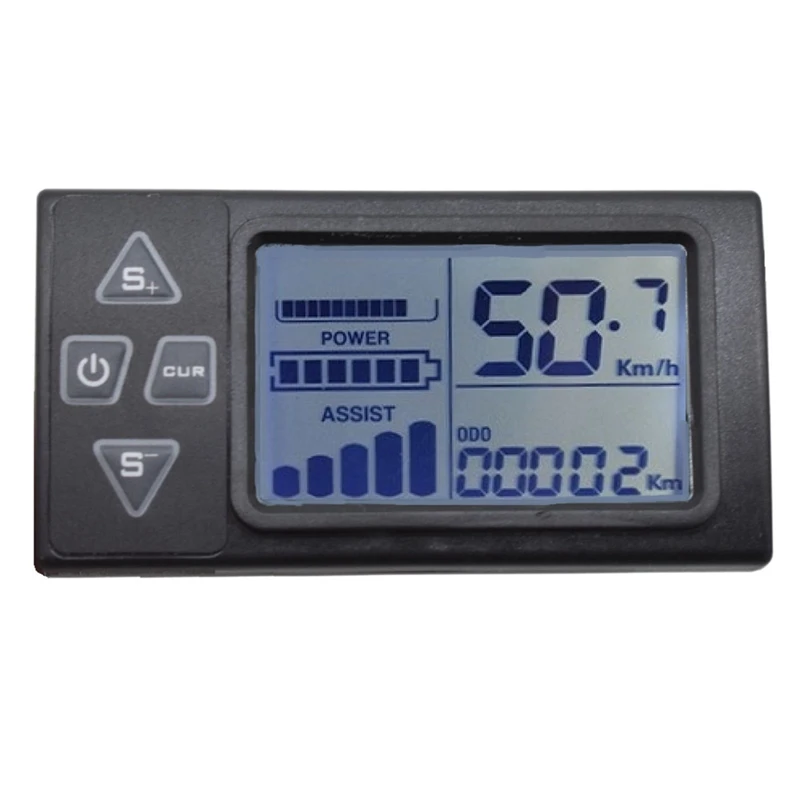 

36V 48V S861 Lithium Battery LCD Liquid Crystal Electric Vehicle Mountain Bike Scooter Speedometer