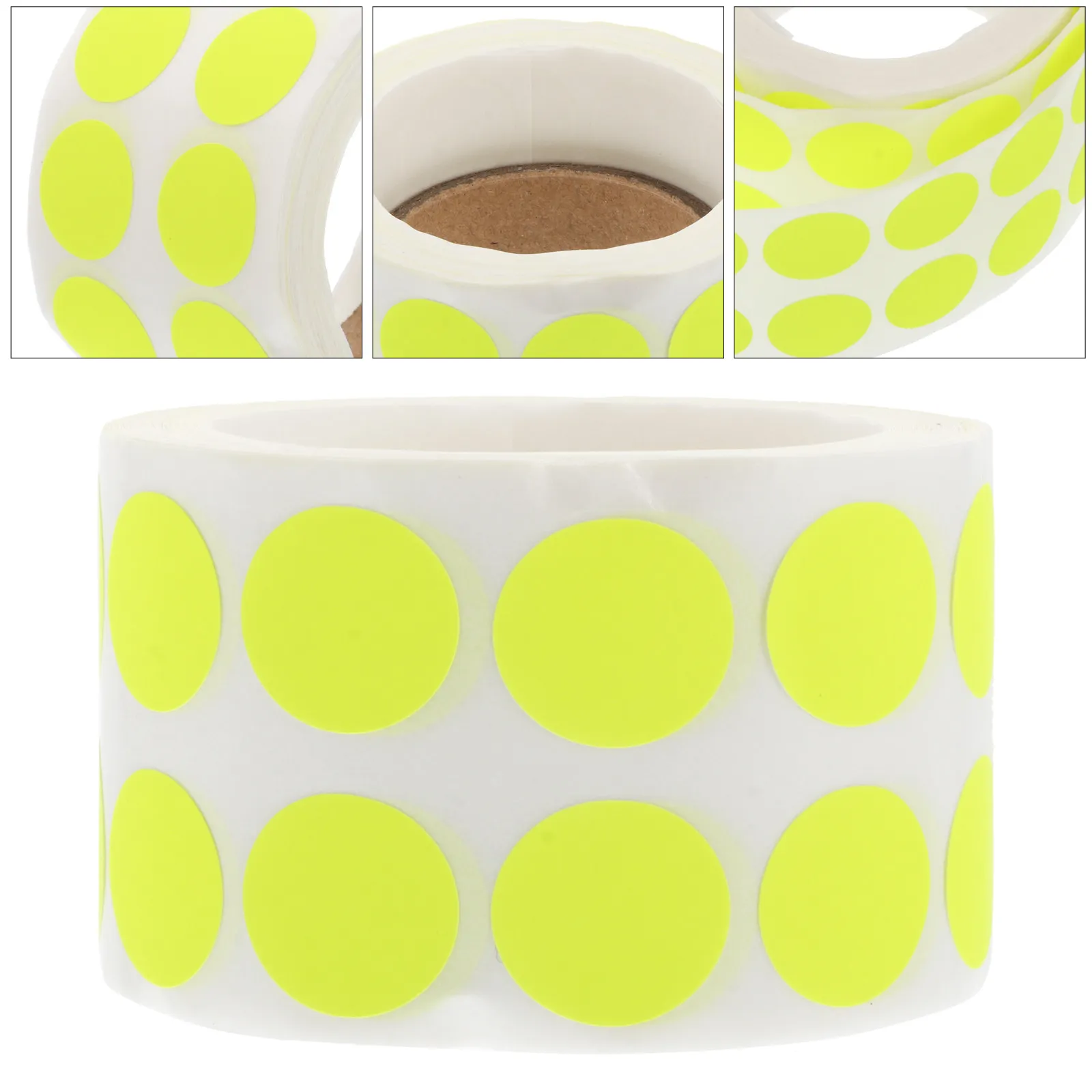 

Fluorescent Colored Dot Stickers Premium Self Adhesive Label Tags for Scrapbook DIY Craft Decorative Sealing Decals