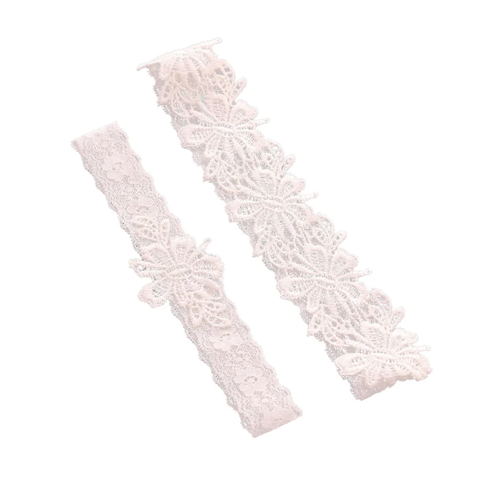 

1Pair Floral Lace Garter Bridal Stretch Elastic Lace Leg Band Comfortable Wedding Bride Thigh Ring Party Wedding Bride