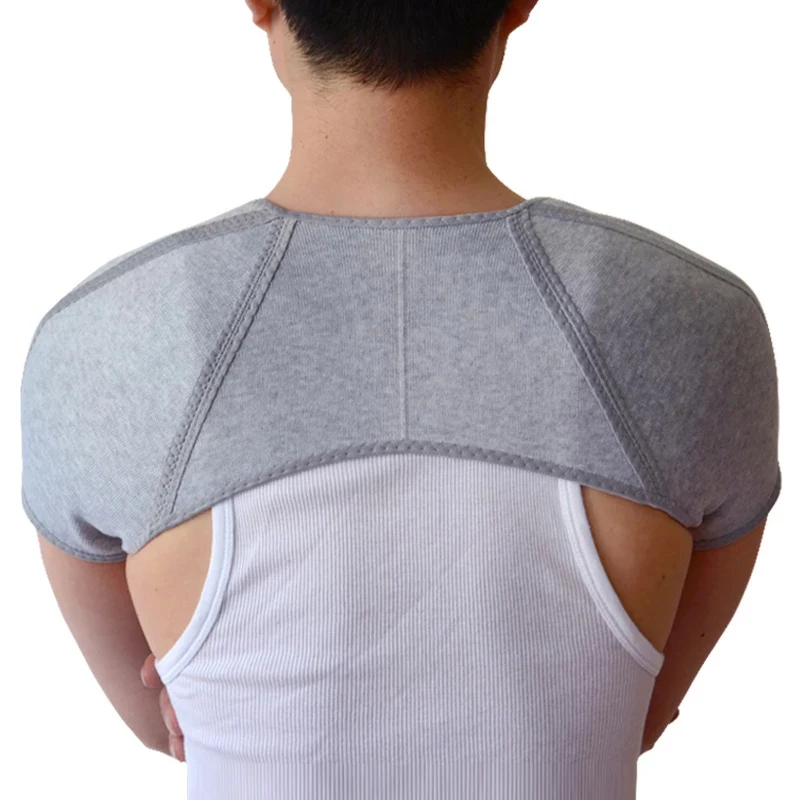 Back Support Shoulder Guard Brace Retaining Straps Posture Sport Injury Back Pad Belts Keep Warm protable comfortable 1Pcs