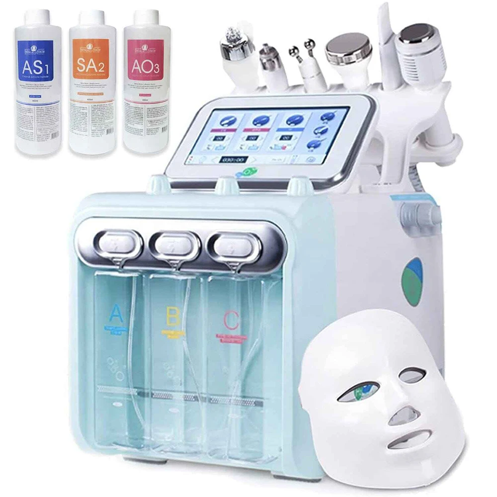 Multifunctionele gezichtsmachines Huidverjonging Professionele Hydradermabrasie Hydra Masker Verzorgingsmachine Zuurstof Jet