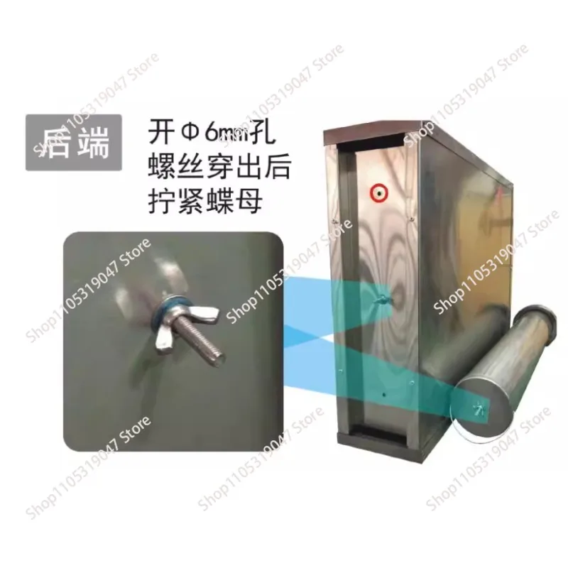 Commercial Stainless Steel Cup Dispenser, 69-99mm Holder for Plastic/Paper Cups, Kitchenware Drink Storage Rack