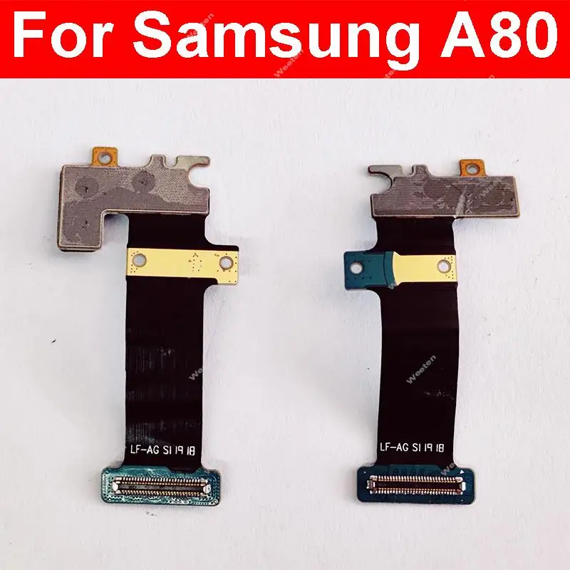 Left Righ Rear Camera Connector Flex Ribbon For Samsung Galaxy A80 A805F A8050 A805X A805N Flex Cable Replacement Parts