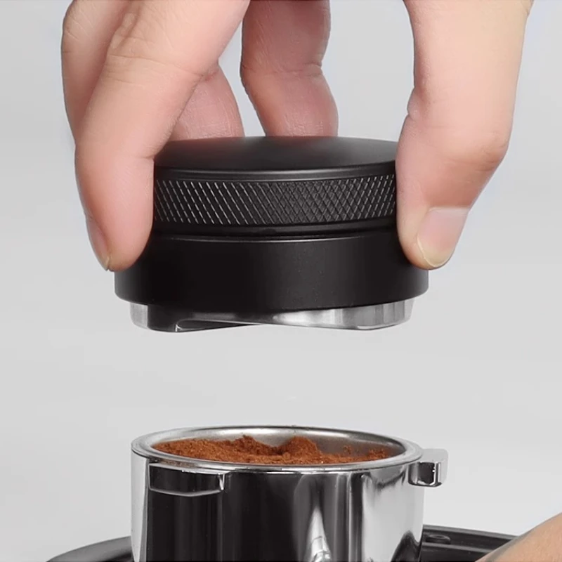 3-in-1 Adjustable Coffee Tamper Distributor 51/53/58mm Portafilter Leveler Tool with Angled Slopes for Espresso