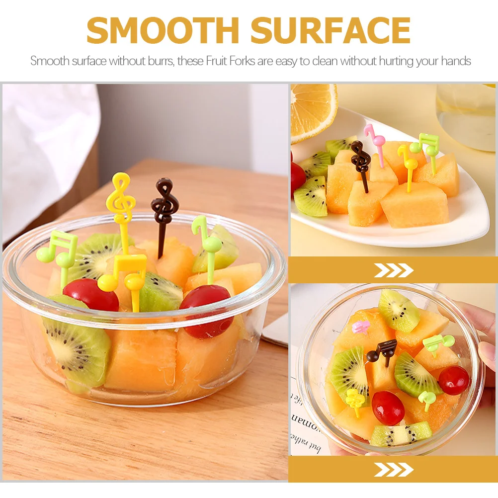 

32pcs Fruit Picks Cute Decorative Forks For Dessert Cake Snacks Salad Mousse Cupcakes Appetizer Party Serving Utensils Kitchen