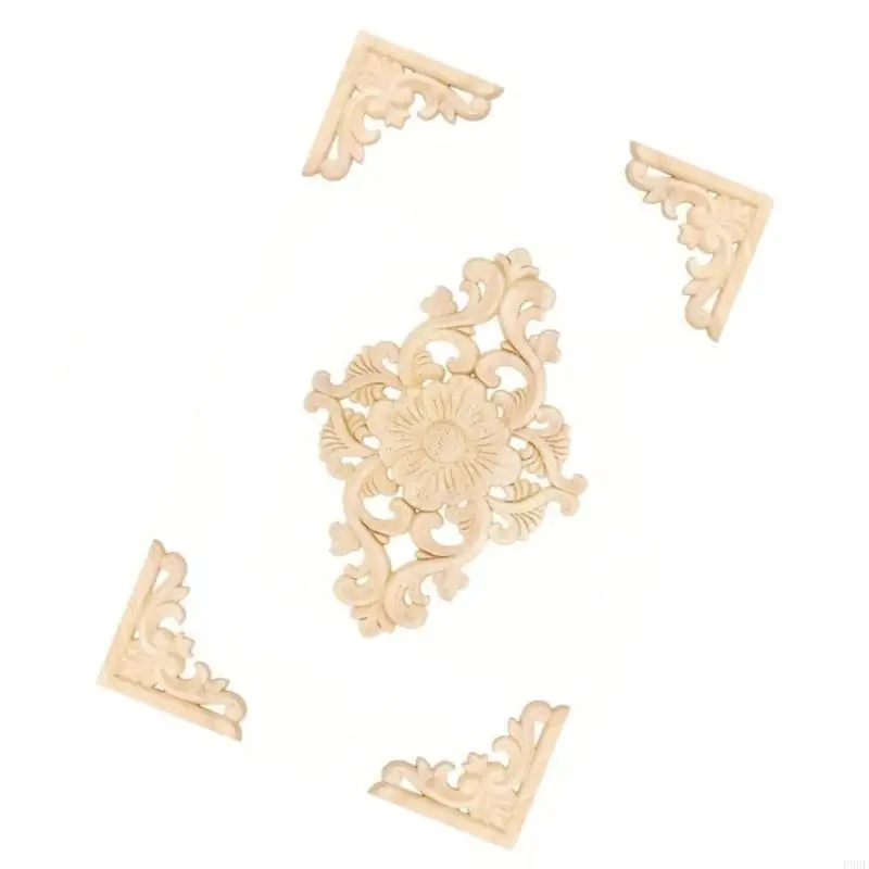 P88f декоративные деревянные приспособления акцент на двери шкафа европейский мастерство