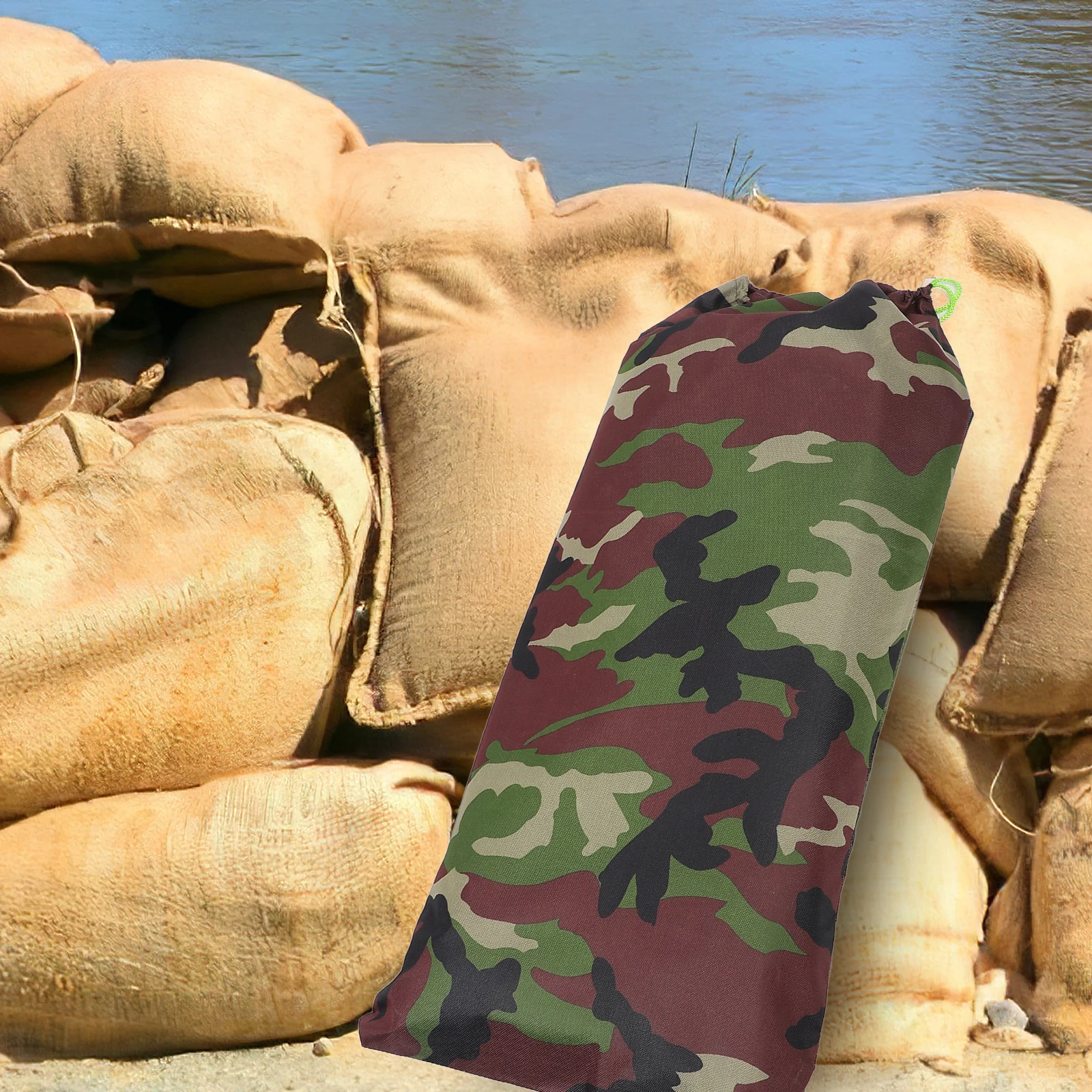 

Control Sandbags Reusable Flood Protection Bags Heavy Duty Outdoor Emergency Water Barrier Anti Flood Supplies For