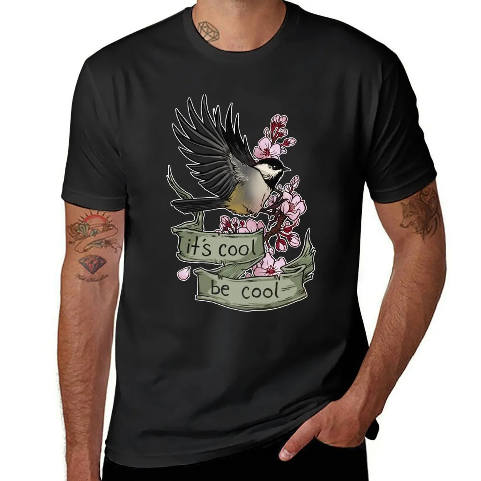 

It's Cool; Be Cool T-Shirt summer tops quick drying hippie clothes sweat shirts, men