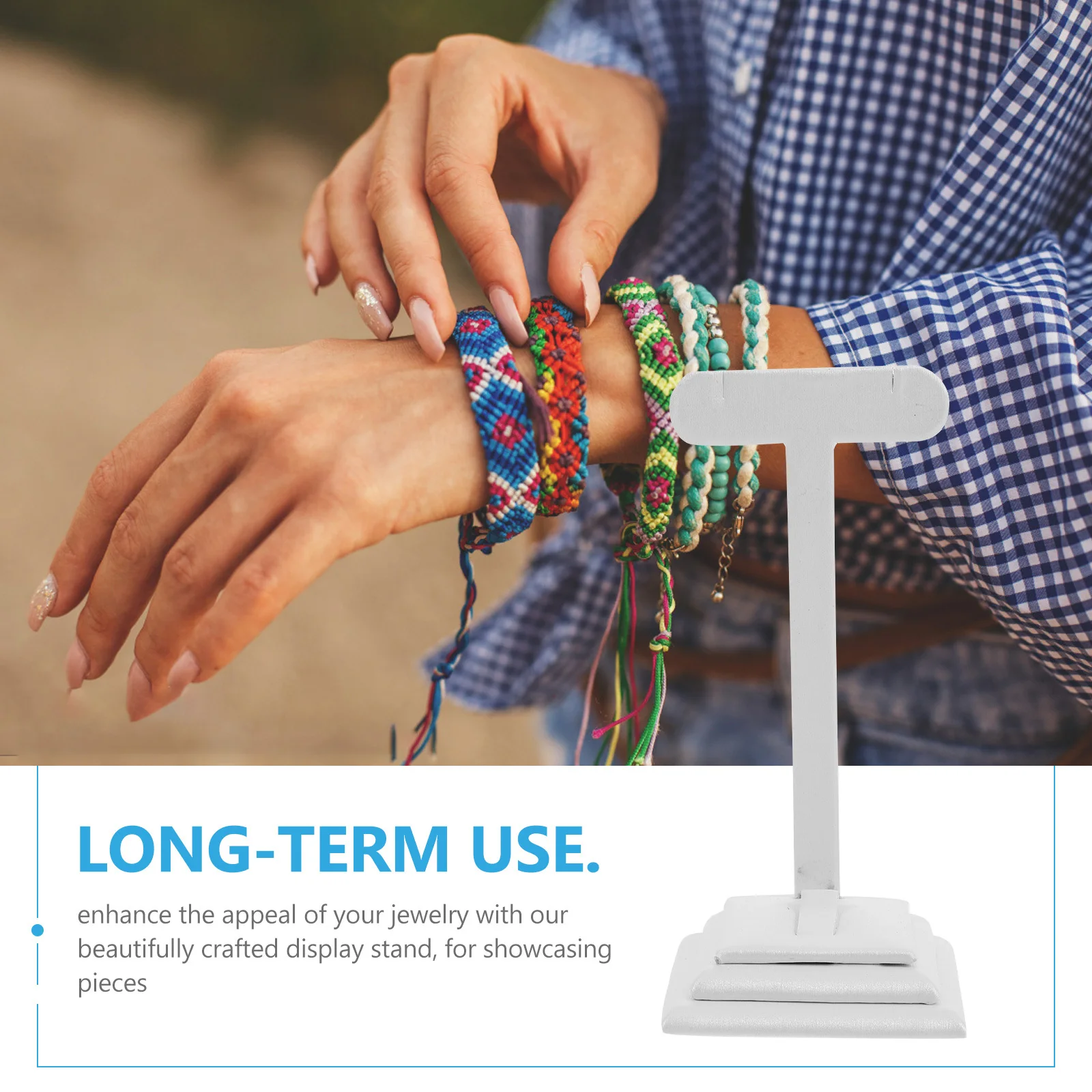 

Display Stand, Necklace Ring Holder Earring Organizer For Home Collections Boutiques, Tabletop Jewelry Rack, Jewelry