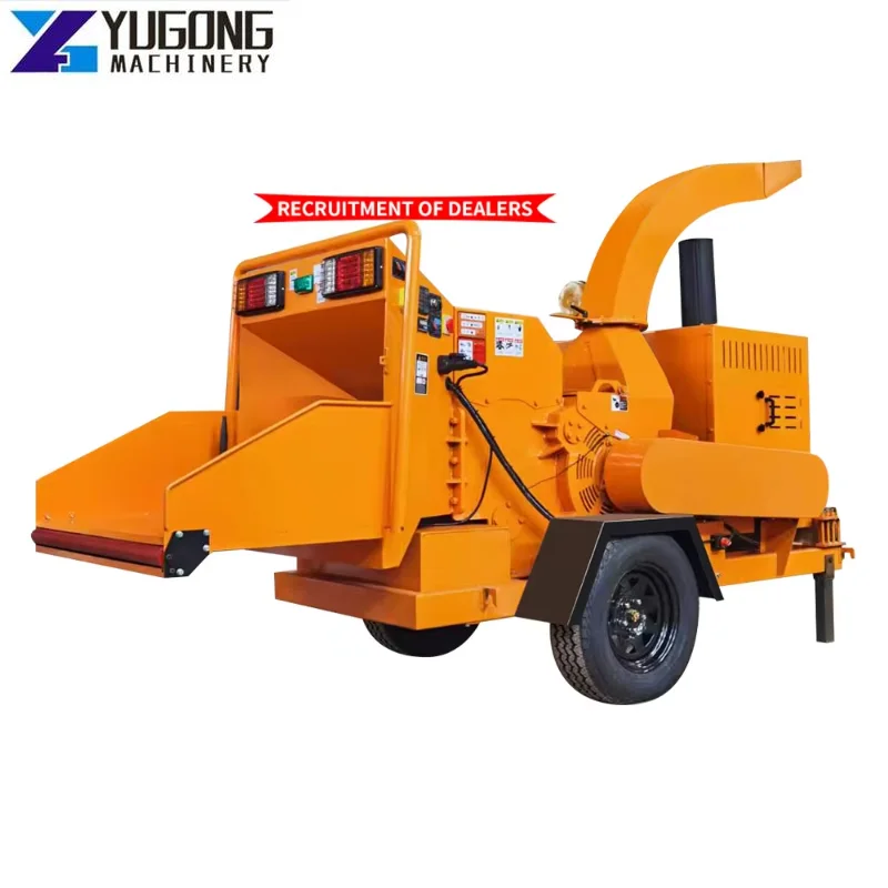 YG Forestry Machinery Heavy Duty Industrial Wood Chipper Shredder Chipping Machine Shredder Drum Wood Chipper Machine Price