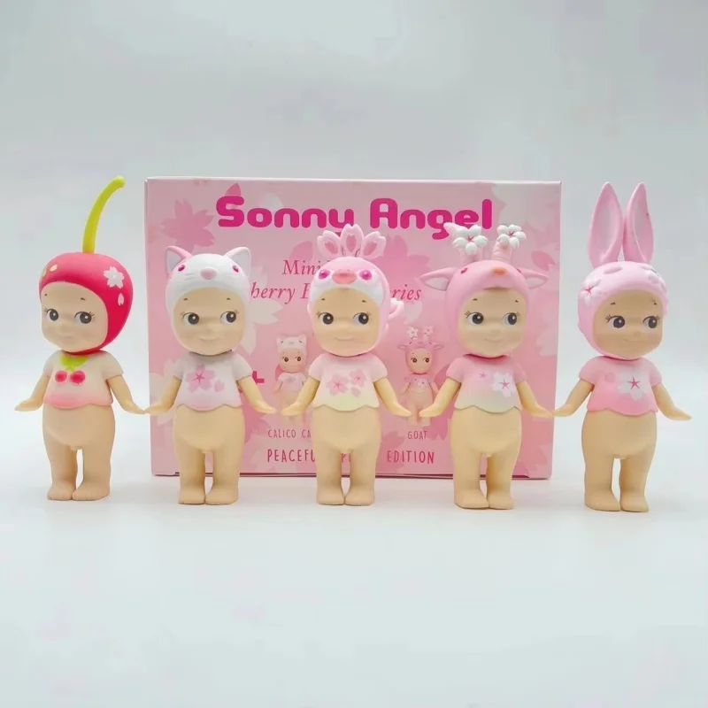 Sonny Angel 2019 Cherry Blossom Series Minifiguren 5 stijlen Blind Box Anime Ornament Poppen Verrassingsgeschenken Kwaliteit Replica Speelgoed