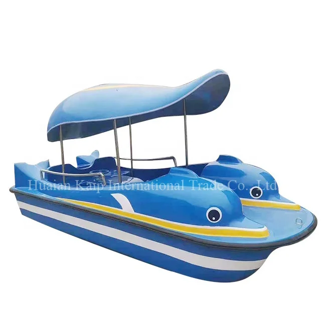 Wholesale electric boat with some charges for the market New design dolphin model electric boat with motor for sale